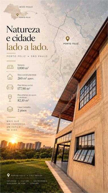 Casa à venda com 3 suítes no condomínio Village Porto Feliz, Porto Feliz - SP