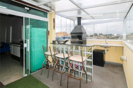 Cobertura à venda com 3 quartos, sendo 1 suíte,  em Santa Maria, Santo André, SP
