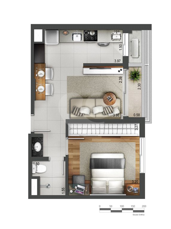 Apartamento para alugar em Pinheiros, São Paulo, SP
