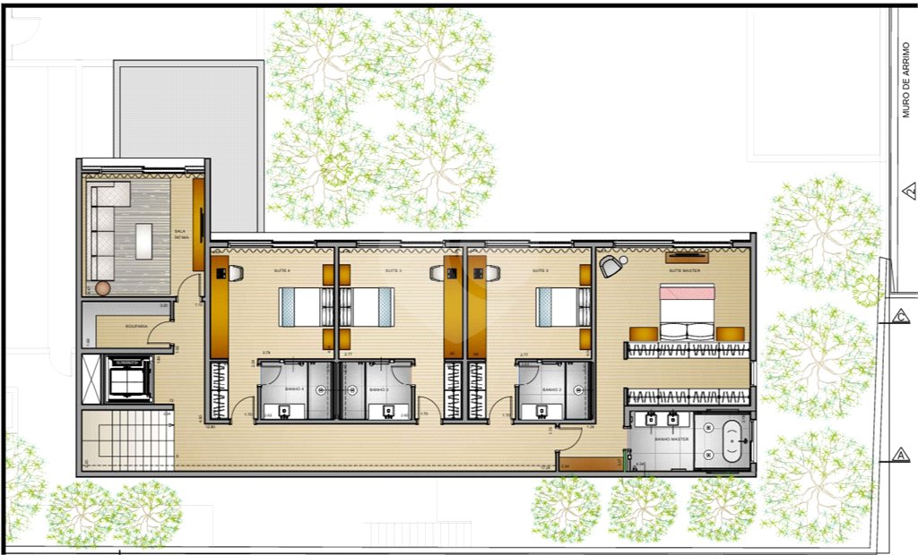 Casa à venda com 4 suítes em JARDIM GUEDALA, São Paulo, SP