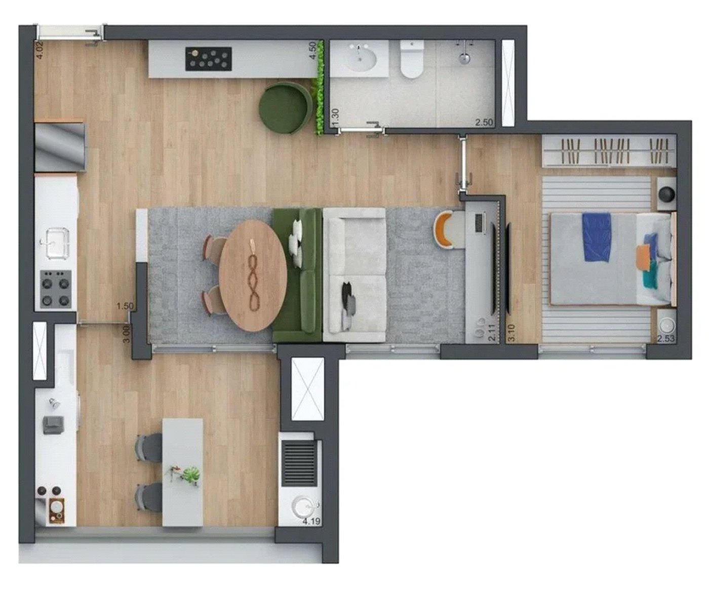 Apartamento à venda com 3 quartos, sendo 1 suíte, em Vila Cordeiro, São Paulo, SP