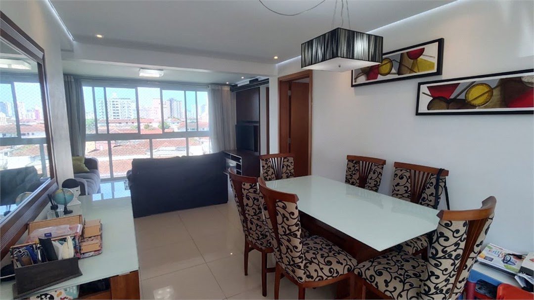 Apartamento com 3 dormitórios à venda, 100 m² por R$ 830.000,00 - Marapé - Santos/SP