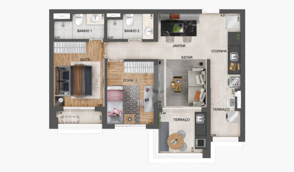 Apartamento à venda com 1 quarto em Vila Clementino, São Paulo, SP