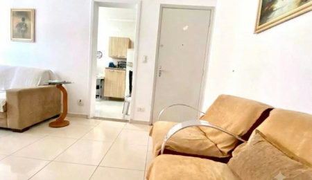 Apartamento com 1 dormitório à venda, 49 m² por R$ 375.000,00 - Embaré - Santos/SP