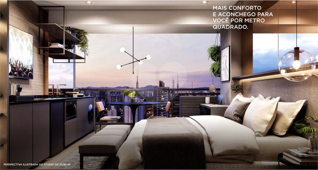 Apartamento à venda com 1 quarto em Pinheiros, São Paulo, SP