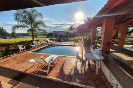 Chácara com 3 dormitórios à venda, 1200 m² por R$ 870.000,00 - Condomínio Ninho Verde II - Pardinho/SP