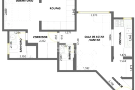 Apartamento para alugar com 1 quarto em Vila Andrade, São Paulo, SP