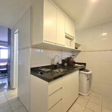 Apartamento com 1 dormitório à venda, 26 m² por R$ 340.000,00 - Aparecida - Santos/SP