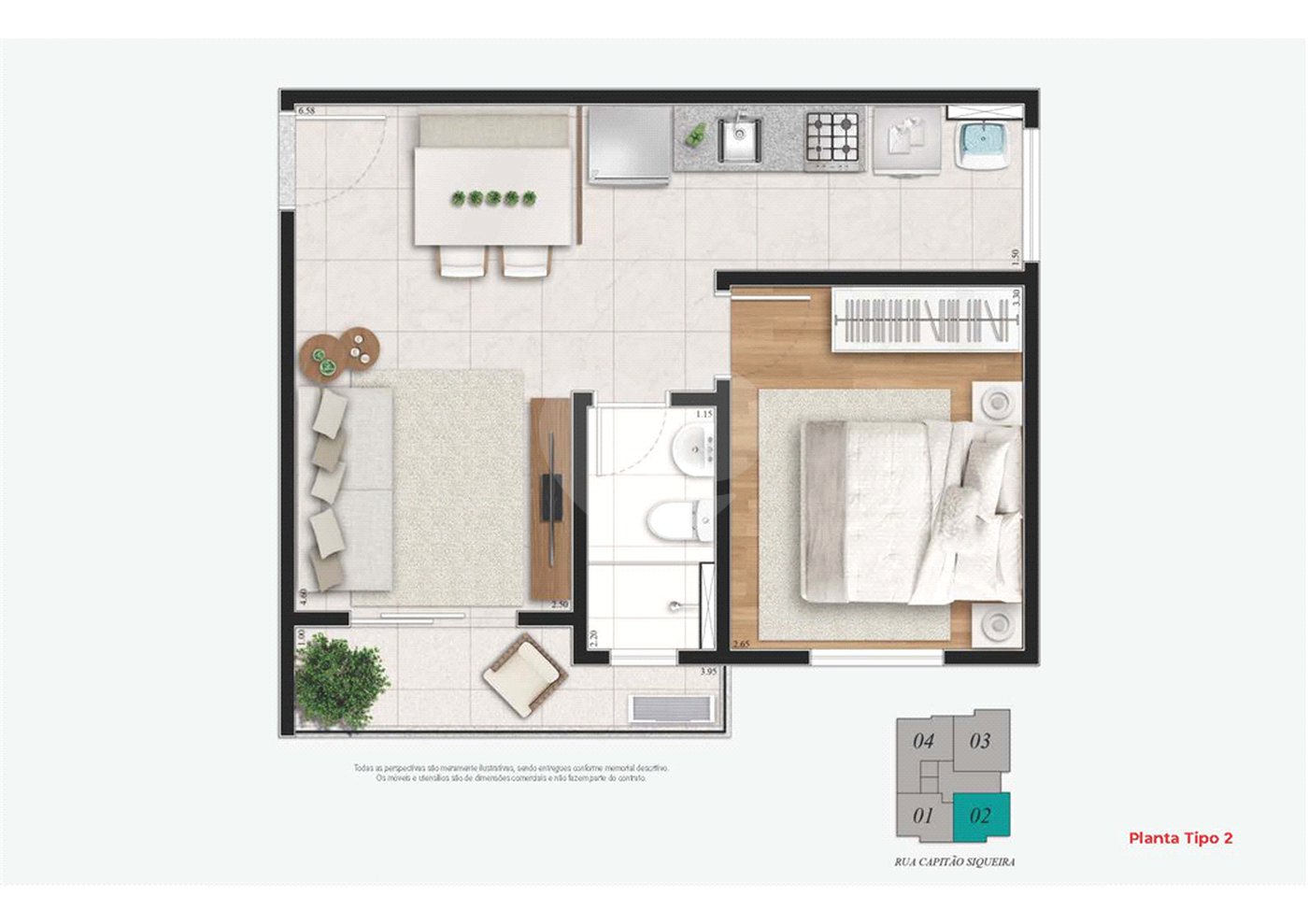 Apartamento à venda com 1 quarto em Parada Inglesa, São Paulo, SP