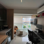 Apartamento 1 suíte com closet, 1 vaga demarcada, Embaré, Santos