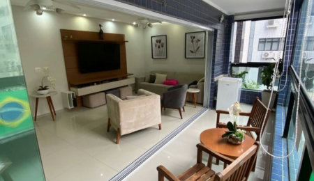 Apartamento com 3 dormitórios à venda, 158 m² por R$ 1.290.000,00 - Ponta da Praia - Santos/SP