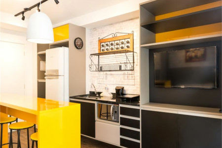 Excelente apartamento de 35m², mobiliado e com vaga, na Consolação