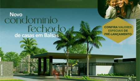 Casa à venda com 3 quartos, sendo 1 suíte,  no condomínio Monte Carlo, Balsas - MA