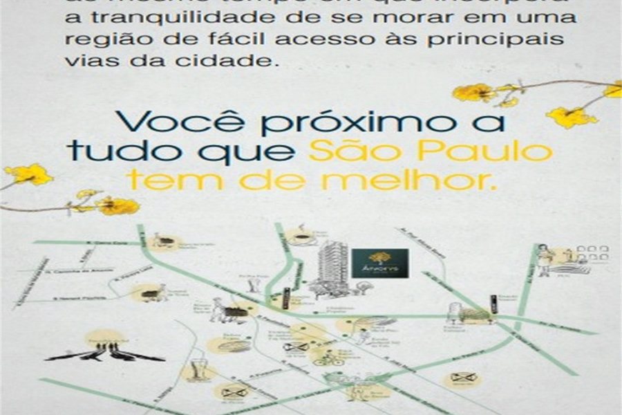 Studios com 34,06 e 36,41 m2, a 300 m do Metrô Vila Madalena