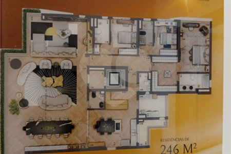 Soleil by Boca do Lobo: Apartamento de 246m² com 4 Suítes e 4 Vagas na Chácara Klabin ALTO PADRÃO