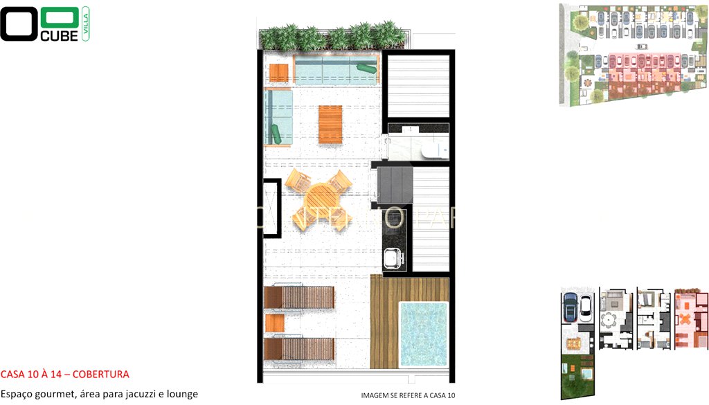 Casa à venda com 3 quartos, sendo 1 suíte, no condomínio Cube Villa, São Paulo - SP