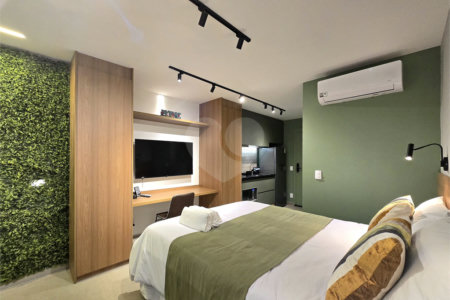 Studio à venda ou para alugar com 1 quarto em Sumaré, São Paulo, SP