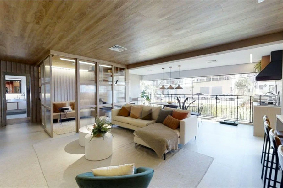 Apartamento novo com 02 Dormitórios e uma Suíte.