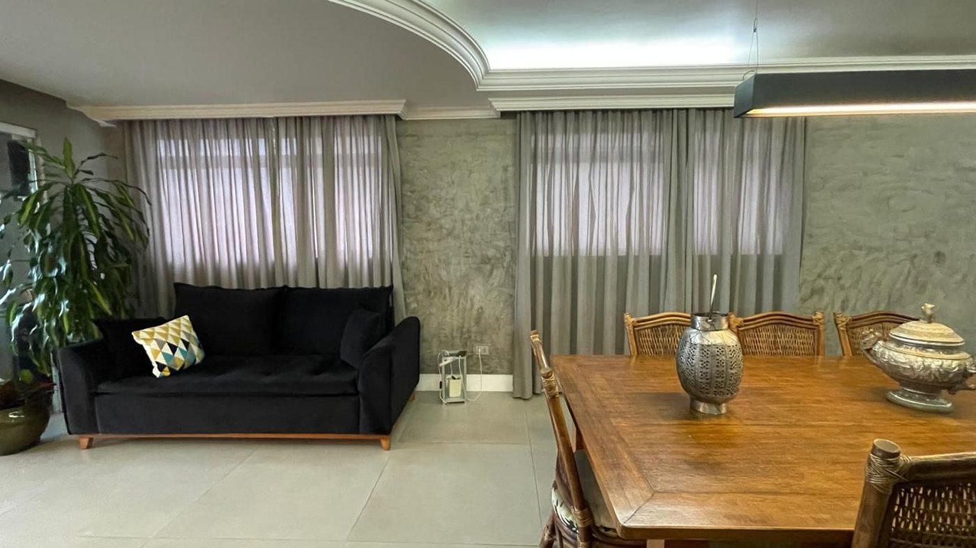 Apartamento com 3 dormitórios frente a praia à venda, 161 m² por R$ 2.200.000 - Gonzaga - Santos/SP