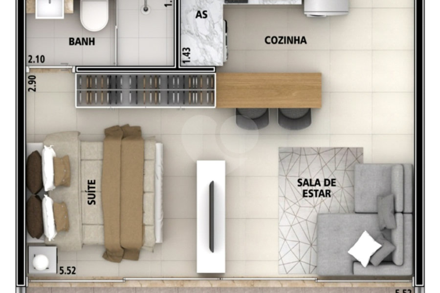 Studio à venda ou para alugar com 1 quarto em Jardim São Paulo(zona Norte), São Paulo, SP