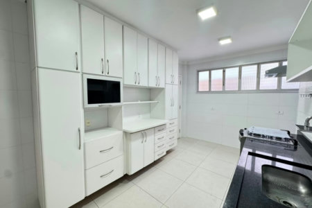 Apartamento com 2 dormitórios para alugar, 113 m² por R$ 5.900,02/mês - Gonzaga - Santos/SP
