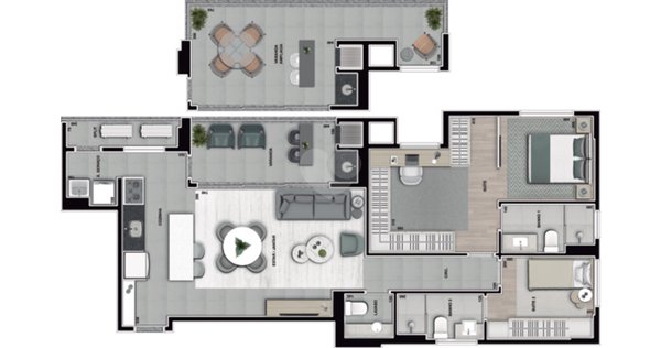 Apartamento 102m² 4