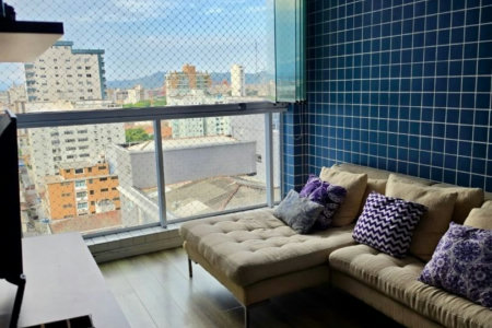 Apartamento com 3 dormitórios à venda, 129 m² por R$ 1.890.000,00 - Aparecida - Santos/SP