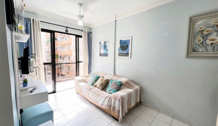 Apartamento com 1 dormitório à venda, 52 m² por R$ 265.000,00 - Jardim Três Marias - Guarujá/SP