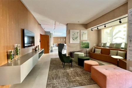 Apartamento para venda em MOEMA com 54,19m2, 2 quartos, varanda e 1 vaga coberta de garagem