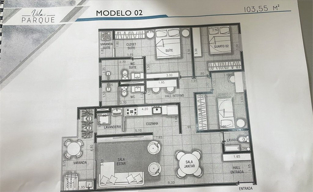 Apartamento à venda com 3 quartos, sendo 1 suíte, em Chácara Belvedere, Indaiatuba, SP