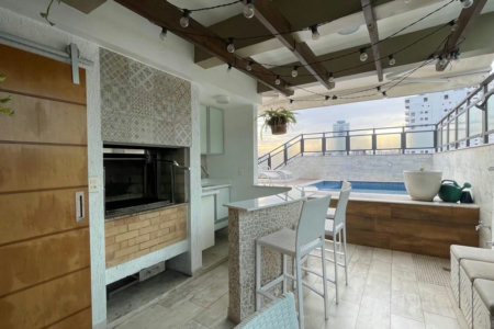 Cobertura à venda, 348 m² por R$ 3.900.000,00 - Aparecida - Santos/SP