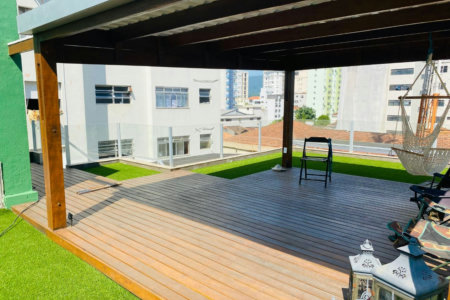 Cobertura com 5 dormitórios à venda, 406 m² por R$ 3.500.000,00 - Aparecida - Santos/SP