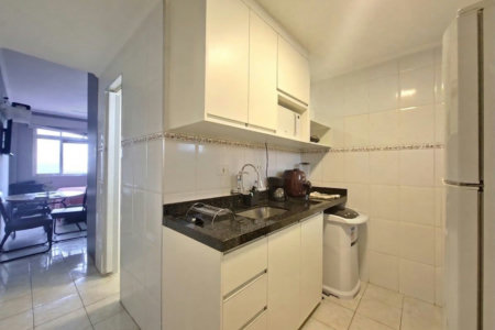 Apartamento com 1 dormitório à venda, 26 m² por R$ 340.000,00 - Aparecida - Santos/SP