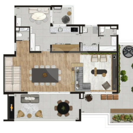 Triplex à venda com 4 suítes em Anhangabaú, Jundiaí, SP