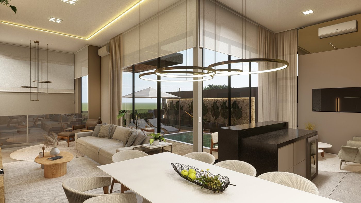 Casa à venda com 3 suítes no condomínio Residencial Damha Belvedere, Presidente Prudente - SP
