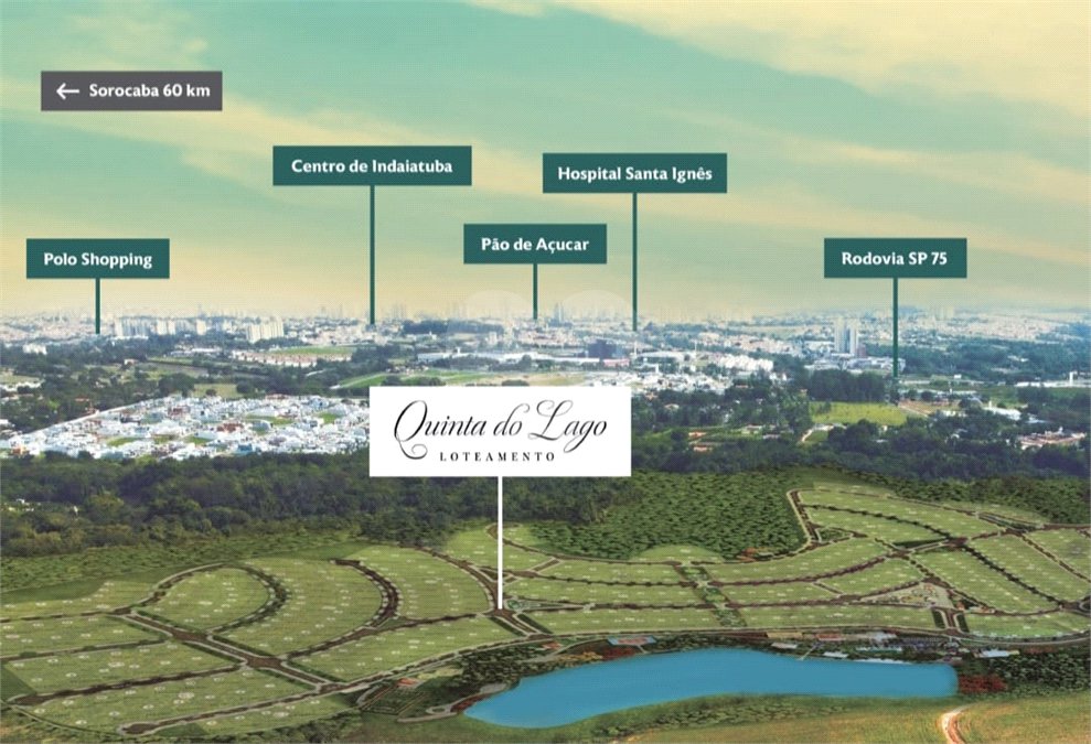 Terreno à venda no condomínio Residencial Quinta do Lago, Indaiatuba - SP