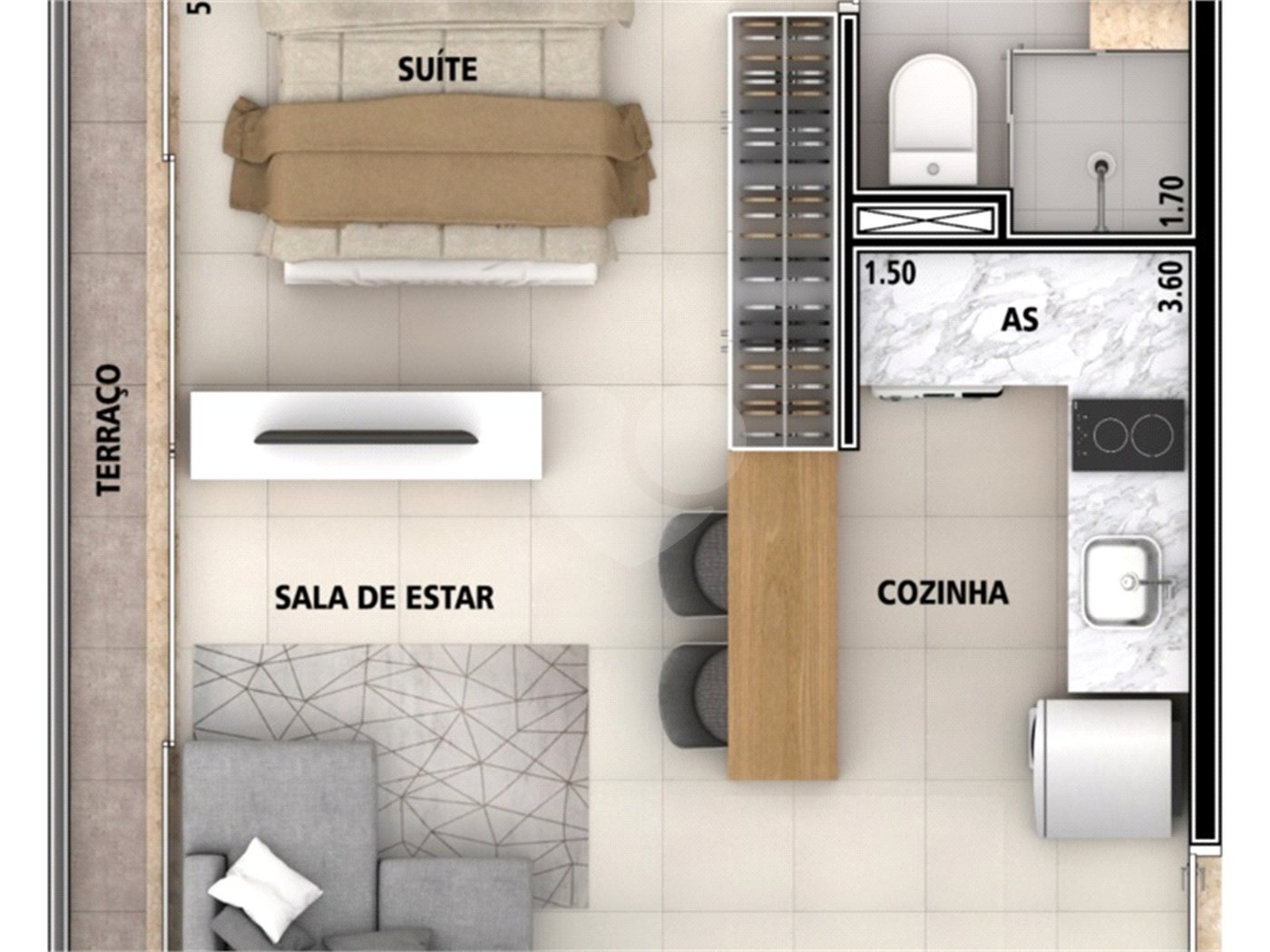 Studio à venda ou para alugar com 1 quarto em Jardim São Paulo(zona Norte), São Paulo, SP