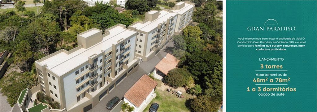 Apartamento à venda com 3 quartos em Capela, Vinhedo, SP