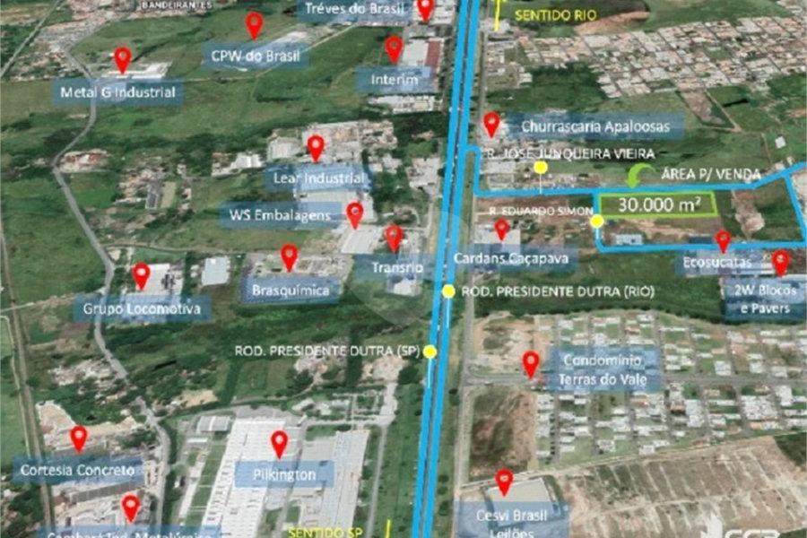 Terreno à venda ou para alugar em Residencial Esperança, Caçapava, SP