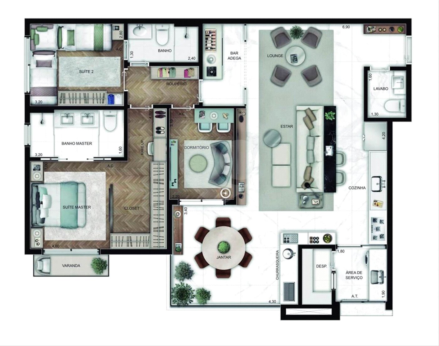 Cobertura à venda com 3 quartos, sendo 2 suítes, em Lapa, São Paulo, SP