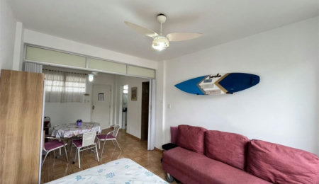 Apartamento com 1 dormitório à venda, 58 m² por R$ 400.000,00 - Barra Funda - Guarujá/SP