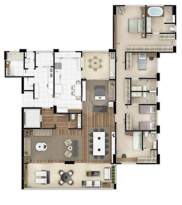 Apartamento 314m² 1