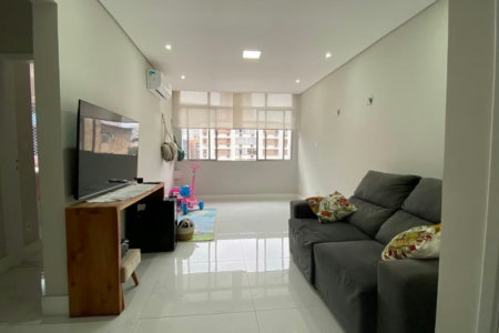 Apartamento com 2 dormitórios à venda, 87 m² por R$ 800.000,00 - Boqueirão - Santos/SP