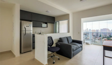 Apartamento à venda ou para alugar com 1 quarto em Vila Gertrudes, São Paulo, SP
