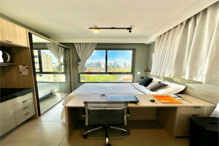 Apartamento para alugar com 1 suíte em Vila Olímpia, São Paulo, SP