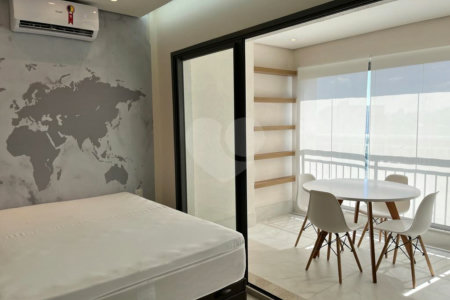 Sala à venda com 1 quarto em Indianópolis, São Paulo, SP