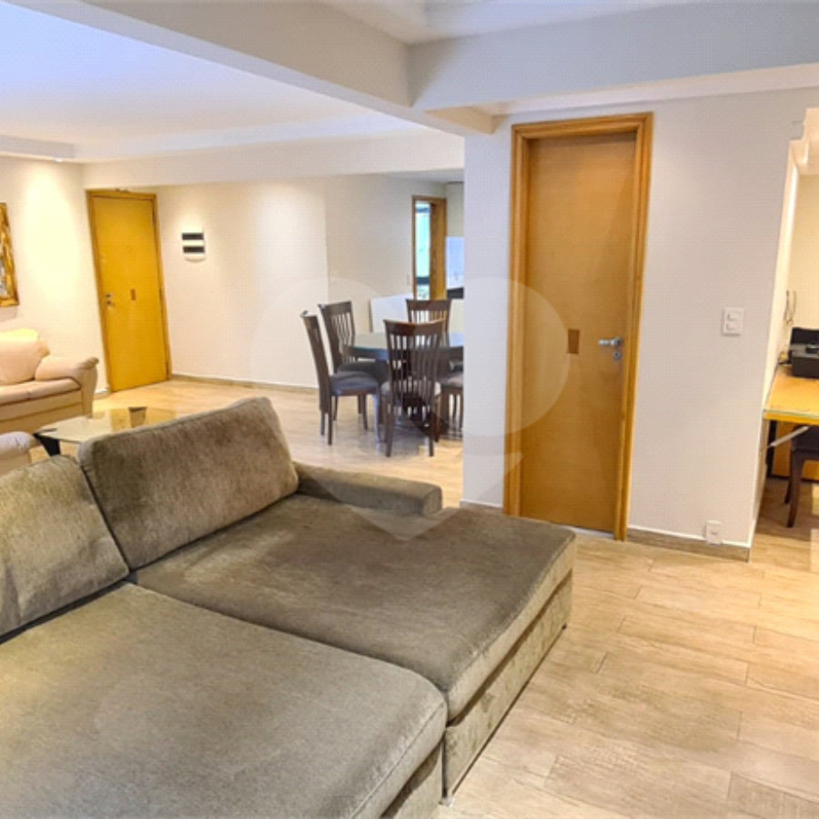 Apartamento para venda e locação de 130m² no Jardim Paulista com 2 suítes e 2 vagas.