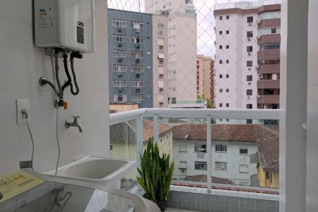 Apartamento com 2 dormitórios à venda, 76 m² por R$ 1.150.000,00 - Gonzaga - Santos/SP