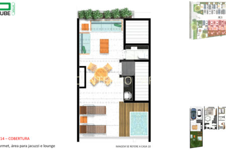 Casa à venda com 3 quartos, sendo 1 suíte, no condomínio Cube Villa, São Paulo - SP