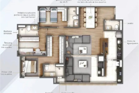Apartamento à venda com 3 suítes em Ipiranga, São Paulo, SP